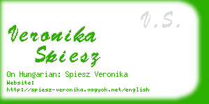 veronika spiesz business card